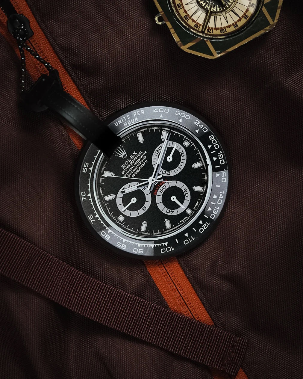 Black Daytona Travel Bag Tag