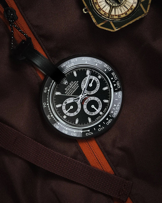 Black Daytona Travel Bag Tag