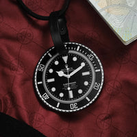 Black Submariner Travel Bag Tag