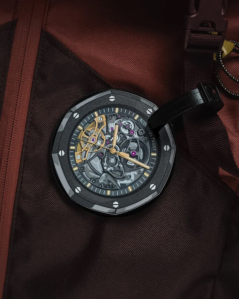 AP Royal Oak Skeleton Ceramic Travel Bag Tag