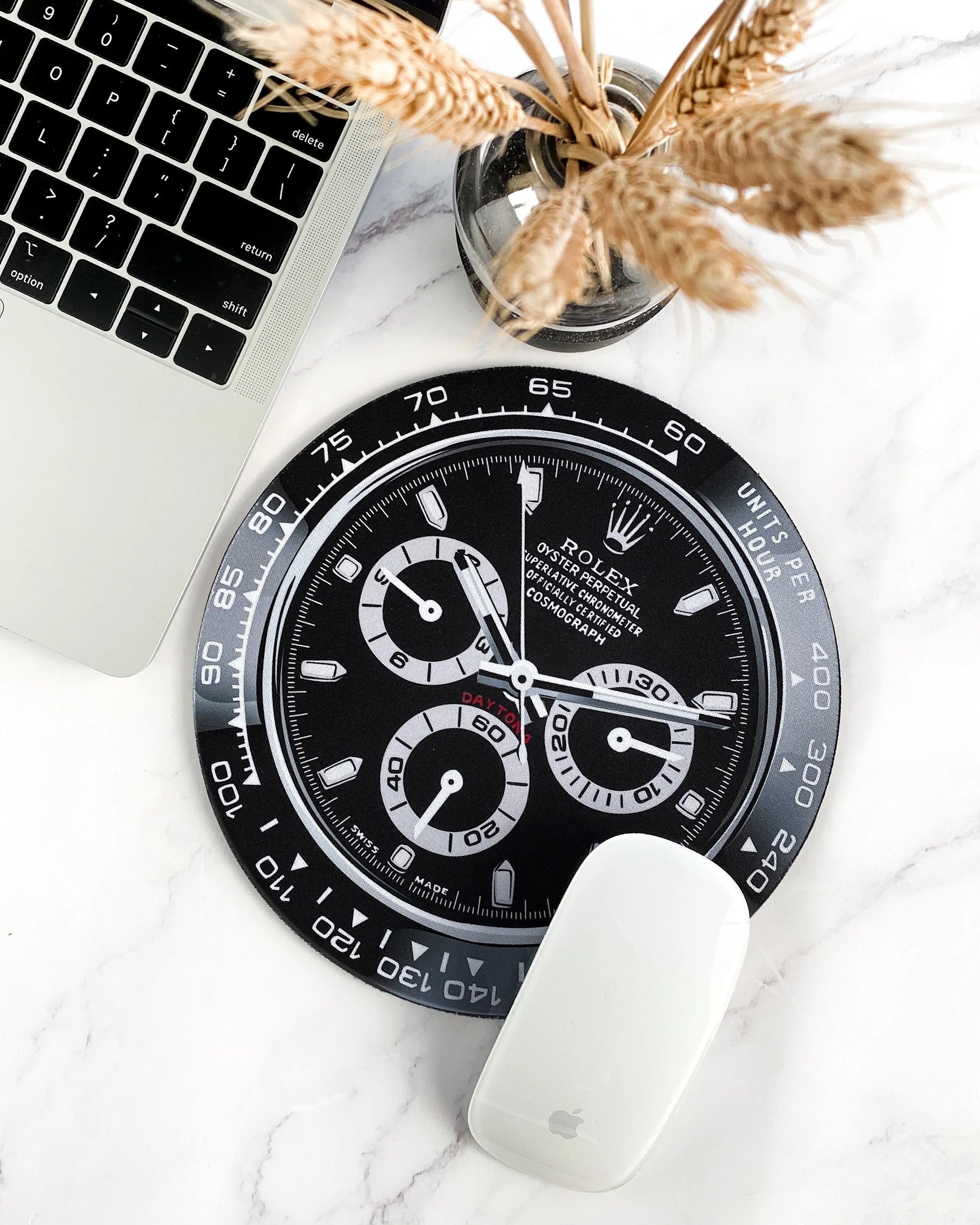 Black Daytona Mousepad